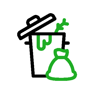 Animated graphic of garbage, representing Melbourne Cheap's efficient and eco-friendly waste collection and disposal services in Melbourne.