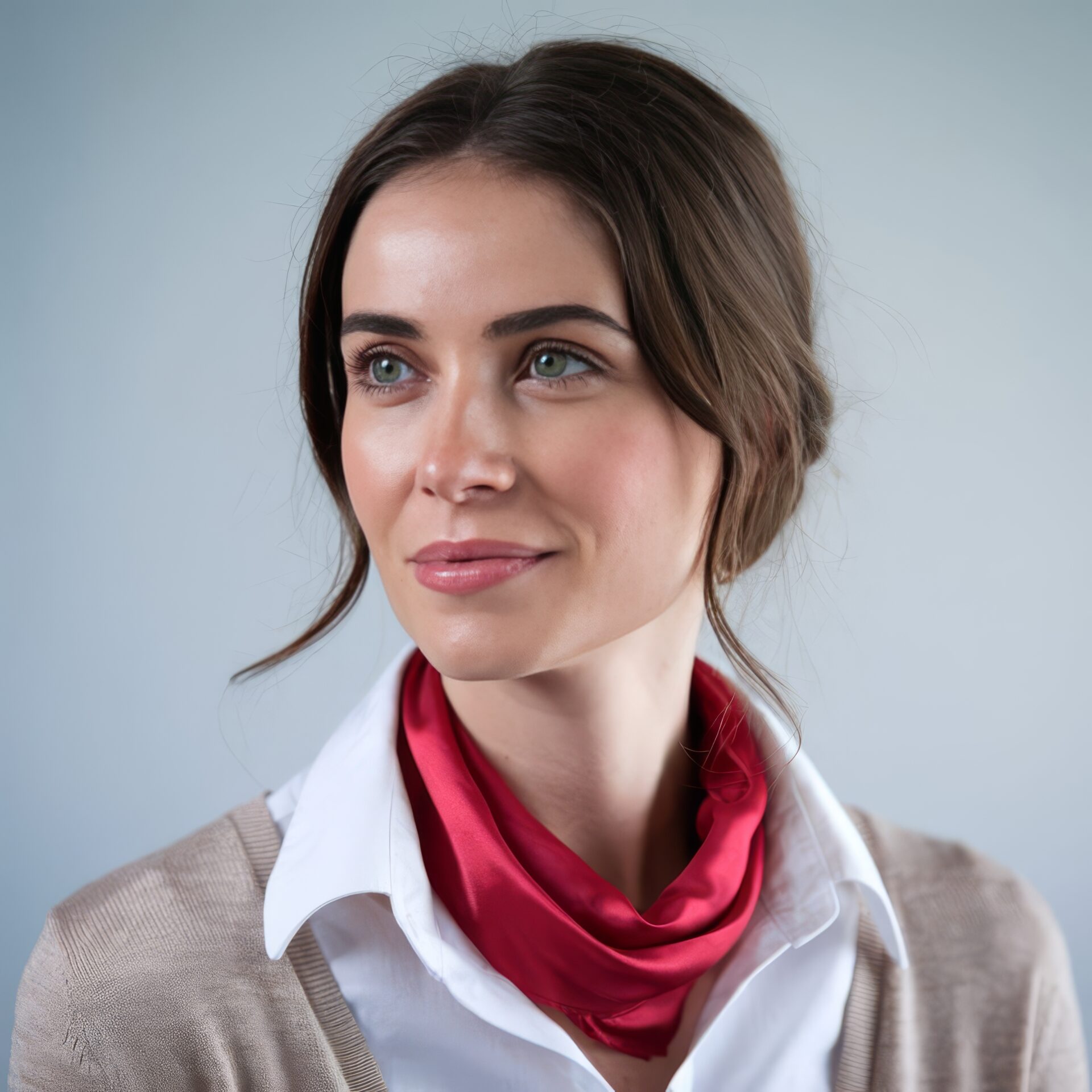 Portrait of a smiling woman symbolizing professionalism and commitment to eco-friendly waste management services by Melbourne Cheap.