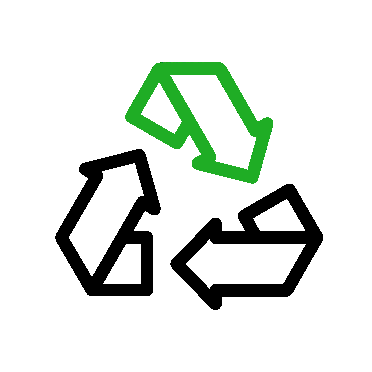 Animated graphic of recycling, symbolizing Melbourne Cheap's dedication to eco-friendly waste management and sustainable recycling practices in Melbourne