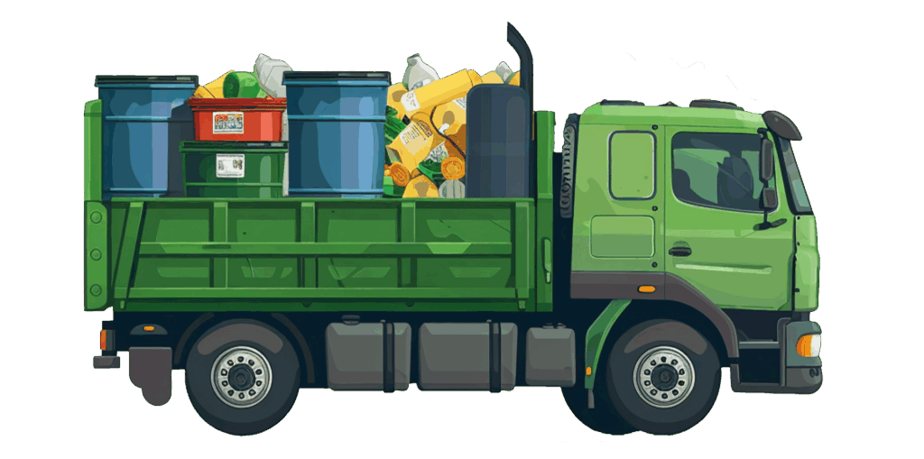 Melbourne Cheap rubbish removal van, symbolizing efficient and eco-friendly waste collection services in Melbourne.