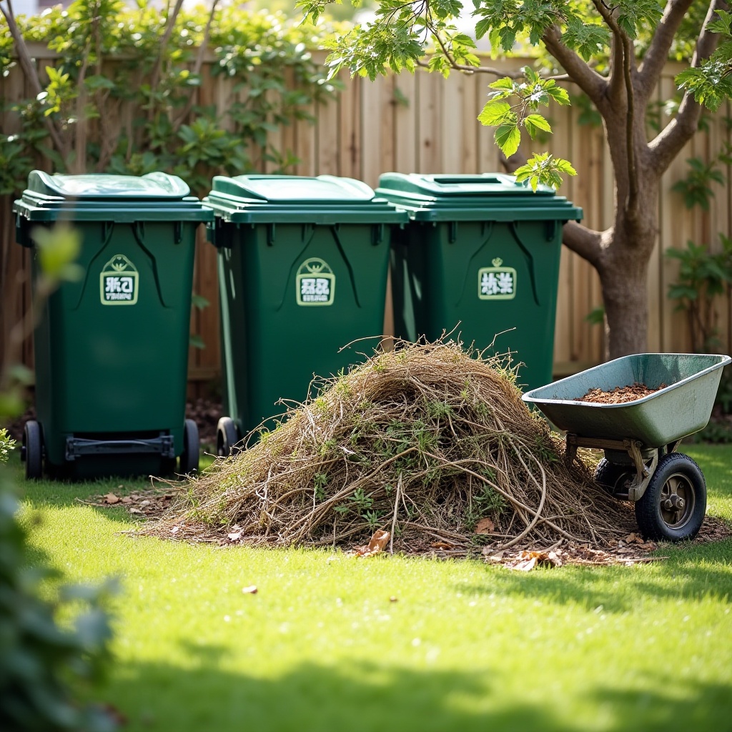 Clean and clutter-free backyard in Melbourne after professional green waste removal.