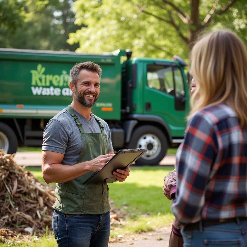 Friendly professional waste removal expert ready to assist with garden and green waste removal in Melbourne.