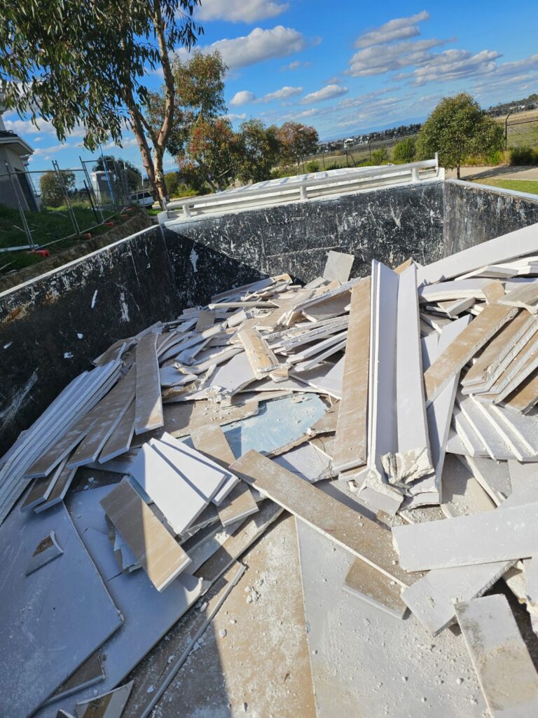 Professional plasterboard waste removal team ensuring clean, eco-friendly disposal across Melbourne.